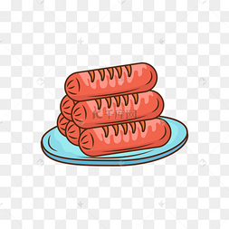 created with snap商用烤肠香肠烤串created with snap商用拟人蔬菜