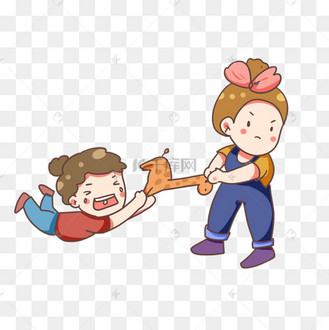 六一儿童节61节日哭闹吵架抢玩具