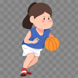 女生打篮球动漫头像图片