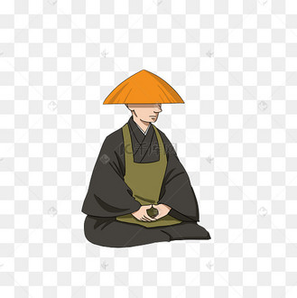 和尚打坐图片_和尚打坐设计图片素材大全-千库网