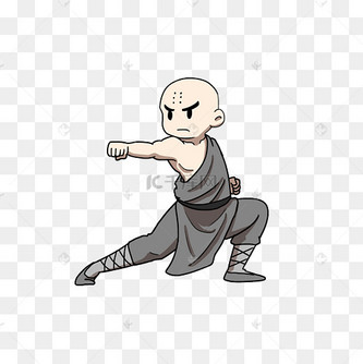 练功的僧侣和尚