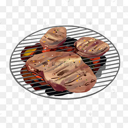 木炭烧烤烤肉