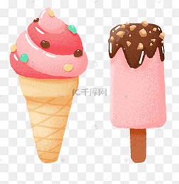 夏天甜品冷饮冰淇淋冰棒