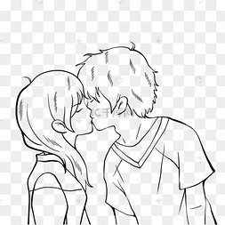 情侣接吻亲吻亲亲