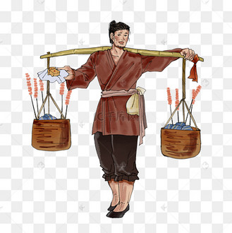 小贩叫卖图片_小贩叫卖设计图片素材大全-千库网