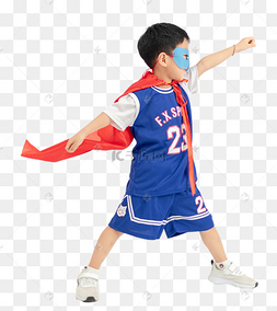 篮球服小超人