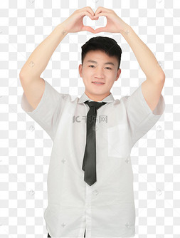 人物比心