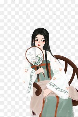 png容院spa香薰女子保养下载 png下载psd品茶倒茶的古风人物下载 png