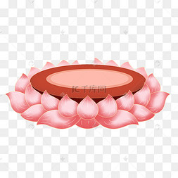 中国风古风莲花座