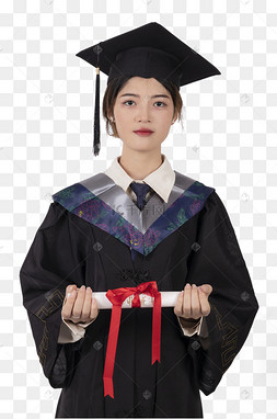 女学生学士服毕业季