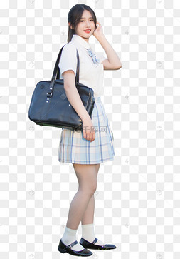 jk美女校服学生上学