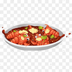 蒜蓉小龙虾美食