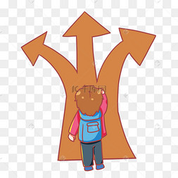 男子十字路口选择人生选择人生选择岔路口人生选择岔路口人生十字路口