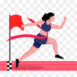 2020东京奥运会2021奥运扁平风跑步17