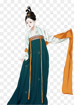 with snap商用q版七夕情人节古风牛郎织女动漫古装情侣created with