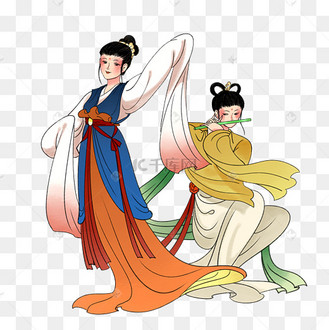 古代娱乐活动舞乐美女