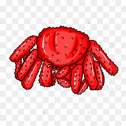 帝王蟹png