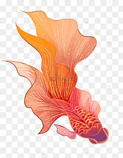 卷轴边框商用企业商用下载 png下载psd粉色卡通荷花和锦鲤夏天created