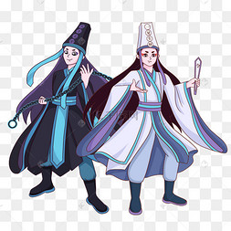 中元节鬼节黑白无常