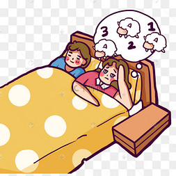 现代人无法入眠失眠数羊
