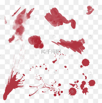 红色污渍血液血色剧本杀密室逃脱恐怖底纹