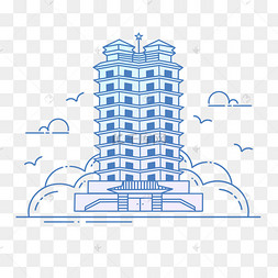 河南地标郑州二七纪念塔