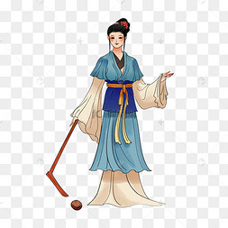 古代人物运动捶丸