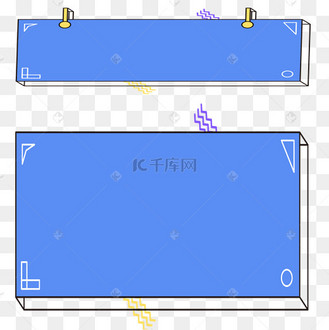 主副标题框边框