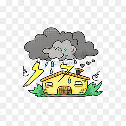 雷雨天气电闪雷鸣