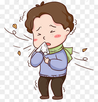 秋天换季着凉风吹感冒寒潮