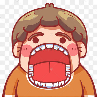 搞笑搞怪张大嘴张嘴动图gif
