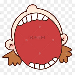 搞怪夸张大嘴巴