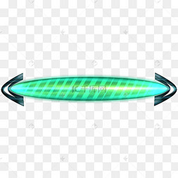 绿色游戏金属能量条