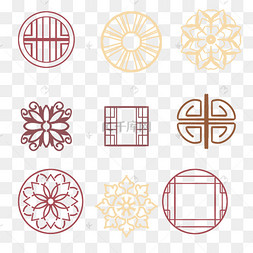 中式古典花纹花边