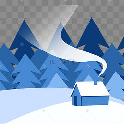 故乡炊烟袅袅图片-故乡炊烟袅袅图片素材免费下载-千库网