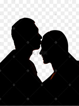 亲吻额头的情侣