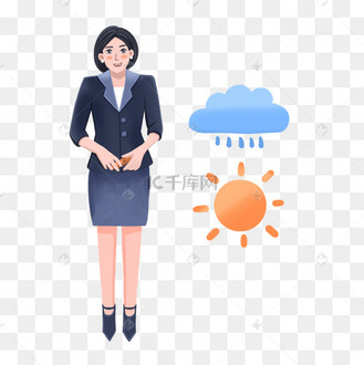 新闻联播天气预报播报主持人动图gif