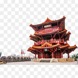 古建筑中式古典披云楼