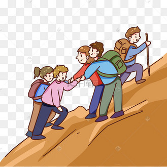 户外运动爬山登山登高徒步