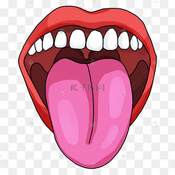 病理性吐舌头图片图片