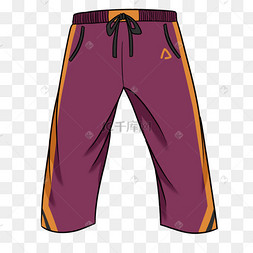 穿裤子男孩卡通