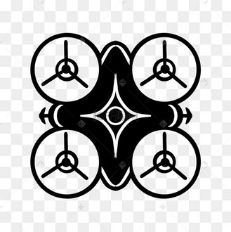 迷你无人机俯视图剪贴画