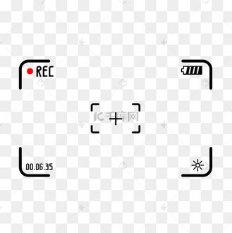 摄像机录制相机边框