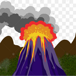 火山喷发图片-火山喷发图片素材免费下载-千库网