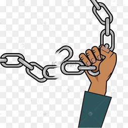 美国六月节手拽铁链