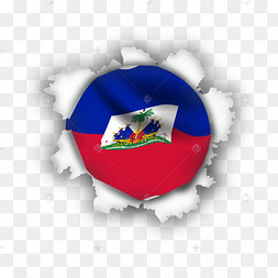 海地国旗 简笔画图片