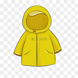 黄色雨衣卡通