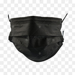 一次性黑色安全隔离口罩