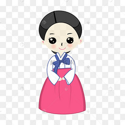 少女韩国服饰卡通女孩