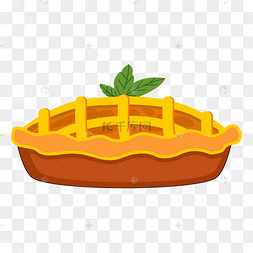 香气扑鼻的苹果派剪贴画